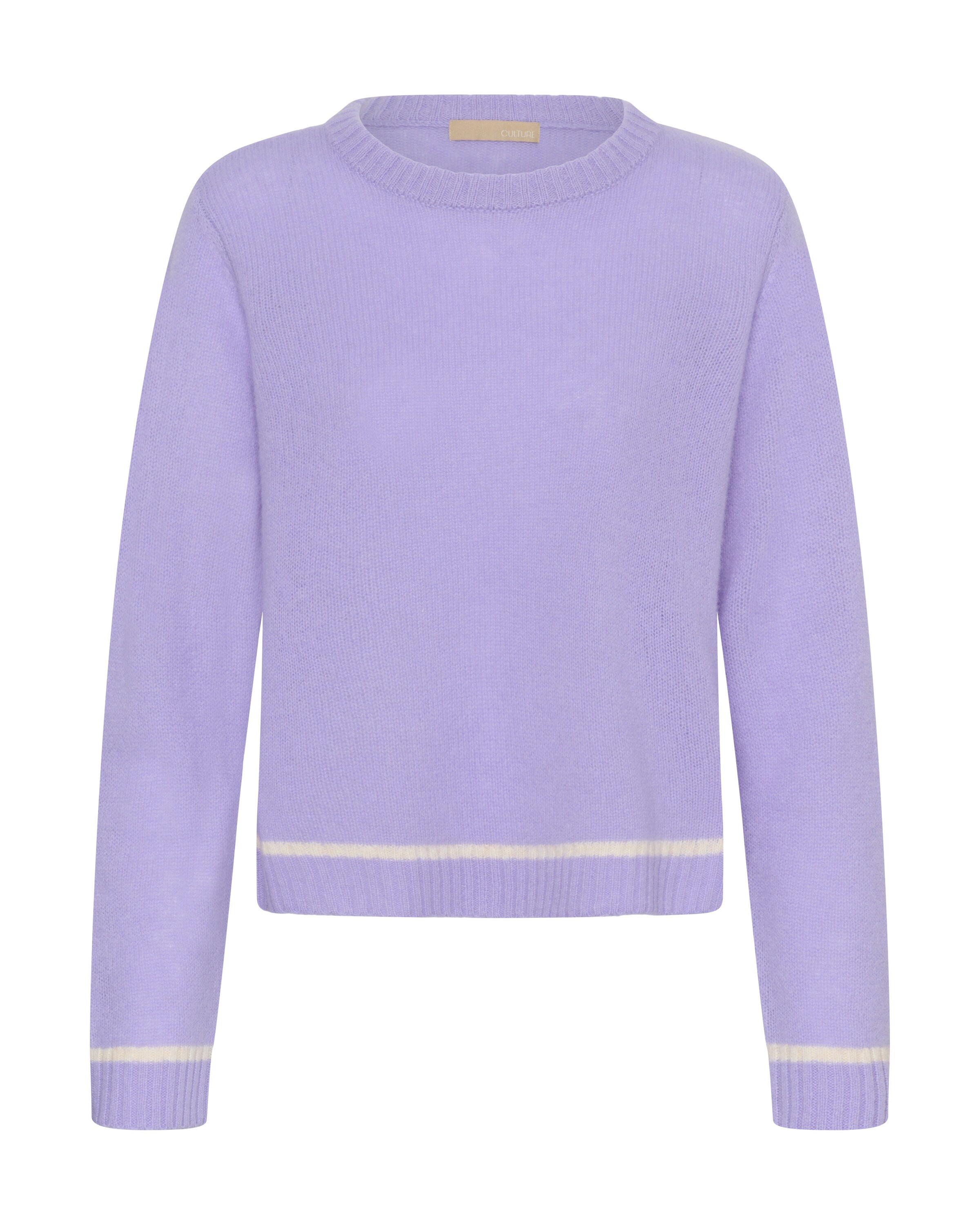 CULTURE Sweater in Purple: front