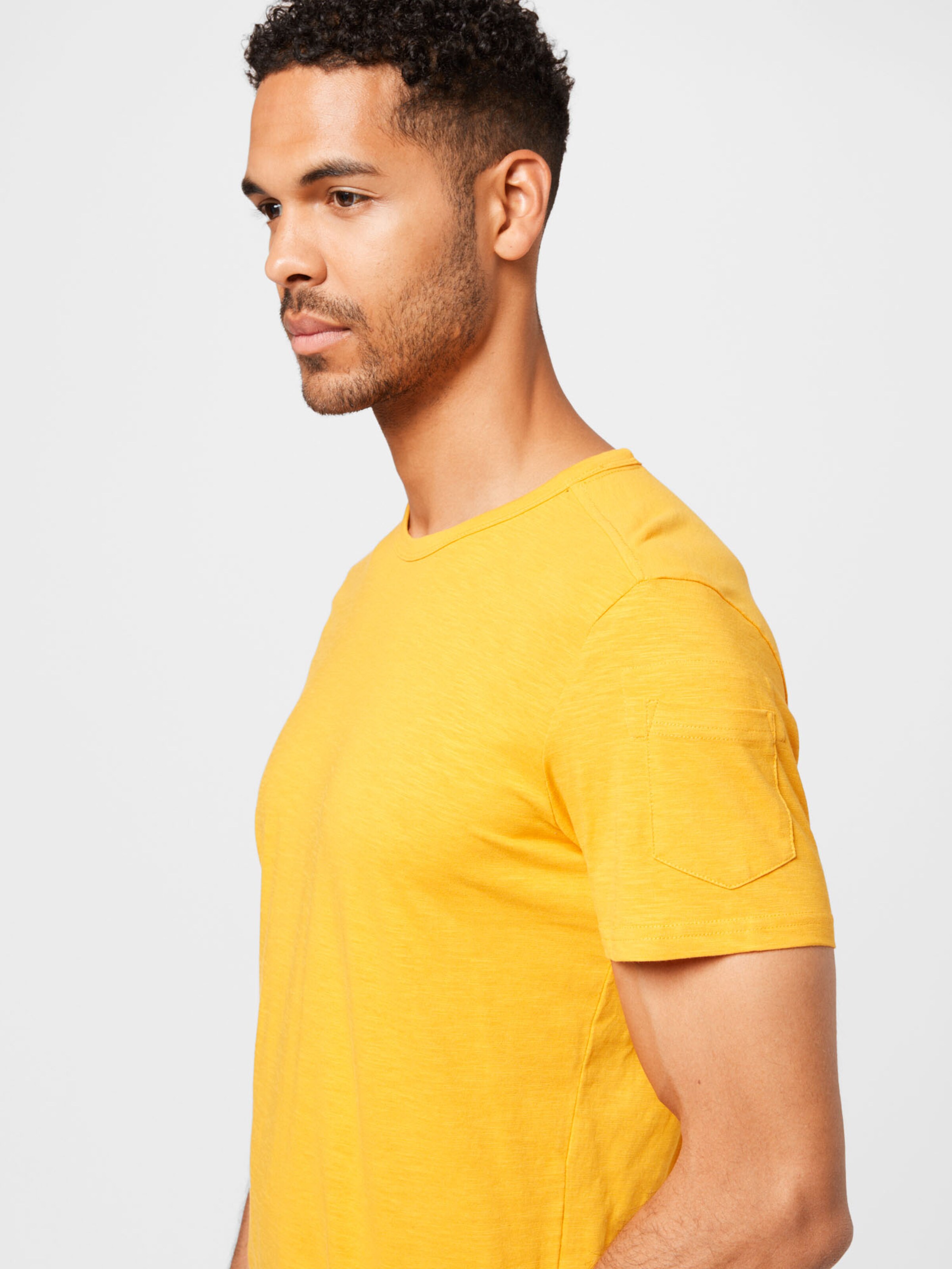 Männer Große Größen TOM TAILOR T-Shirt in Goldgelb - UQ58007 Männer Große Größen TOM TAILOR T-Shirt in Goldgelb - UQ58007