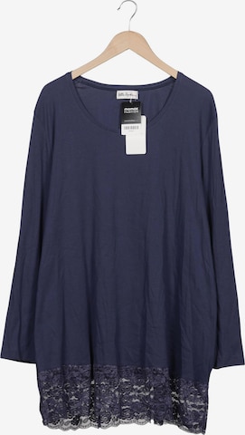Ulla Popken Langarmshirt 9XL in Blau: Vorderseite