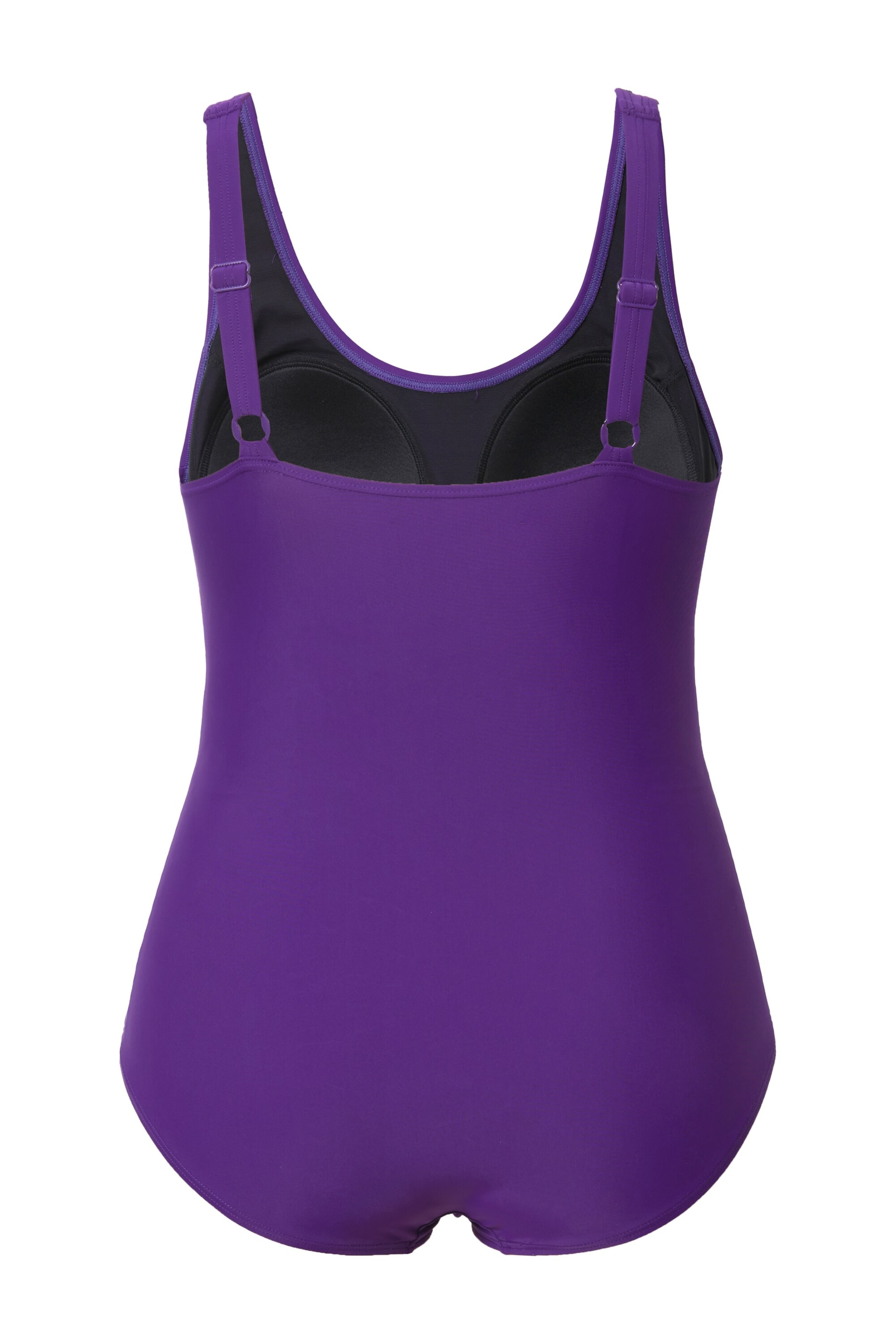 Ulla Popken Bustier Badpak in Lila