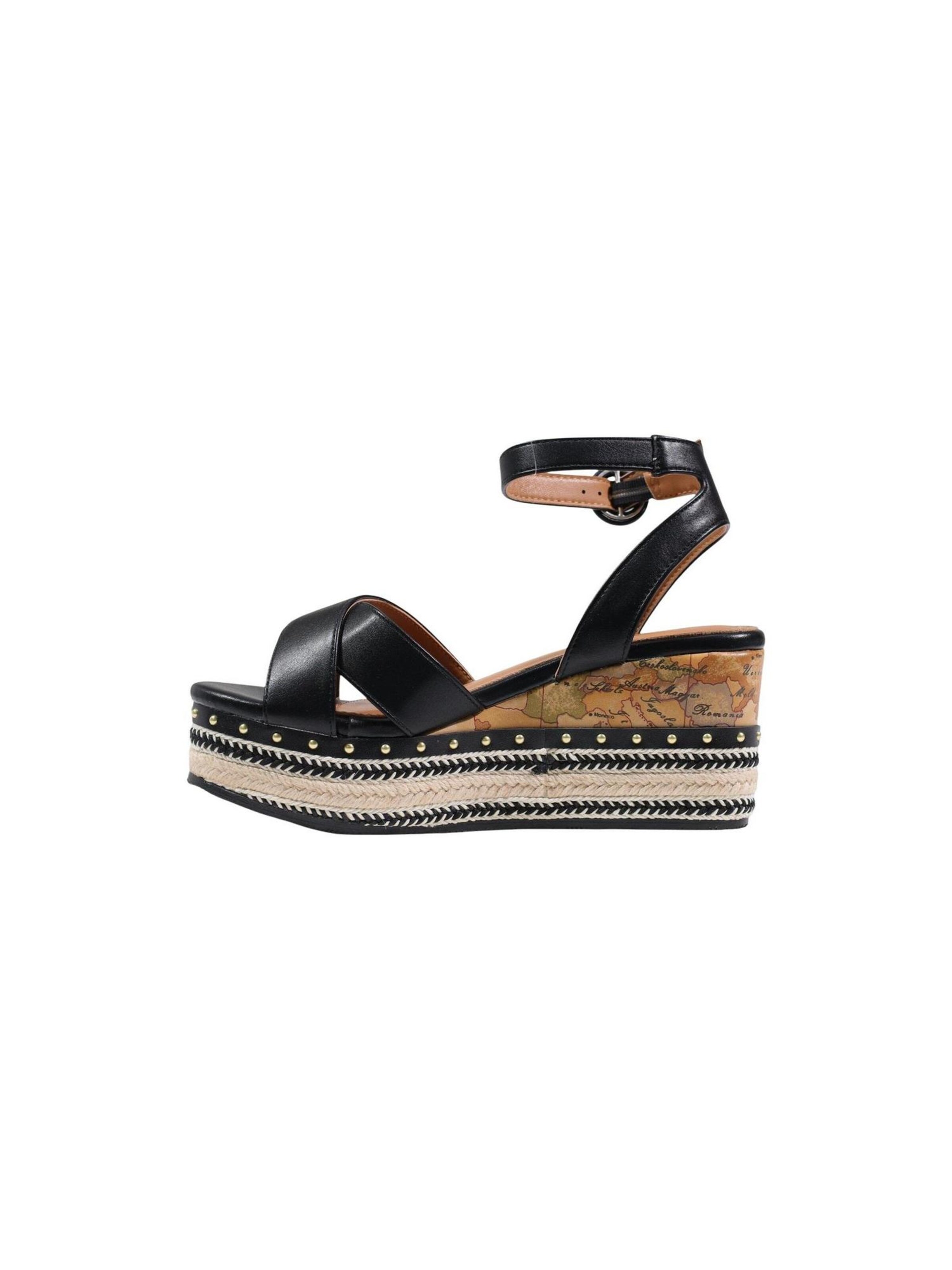 Sandalo 'WEDGE H80 1402 8662' di Alviero Martini 1a clase in nero