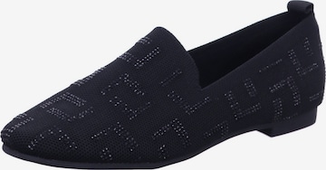 LA STRADA Classic Flats in Black: front