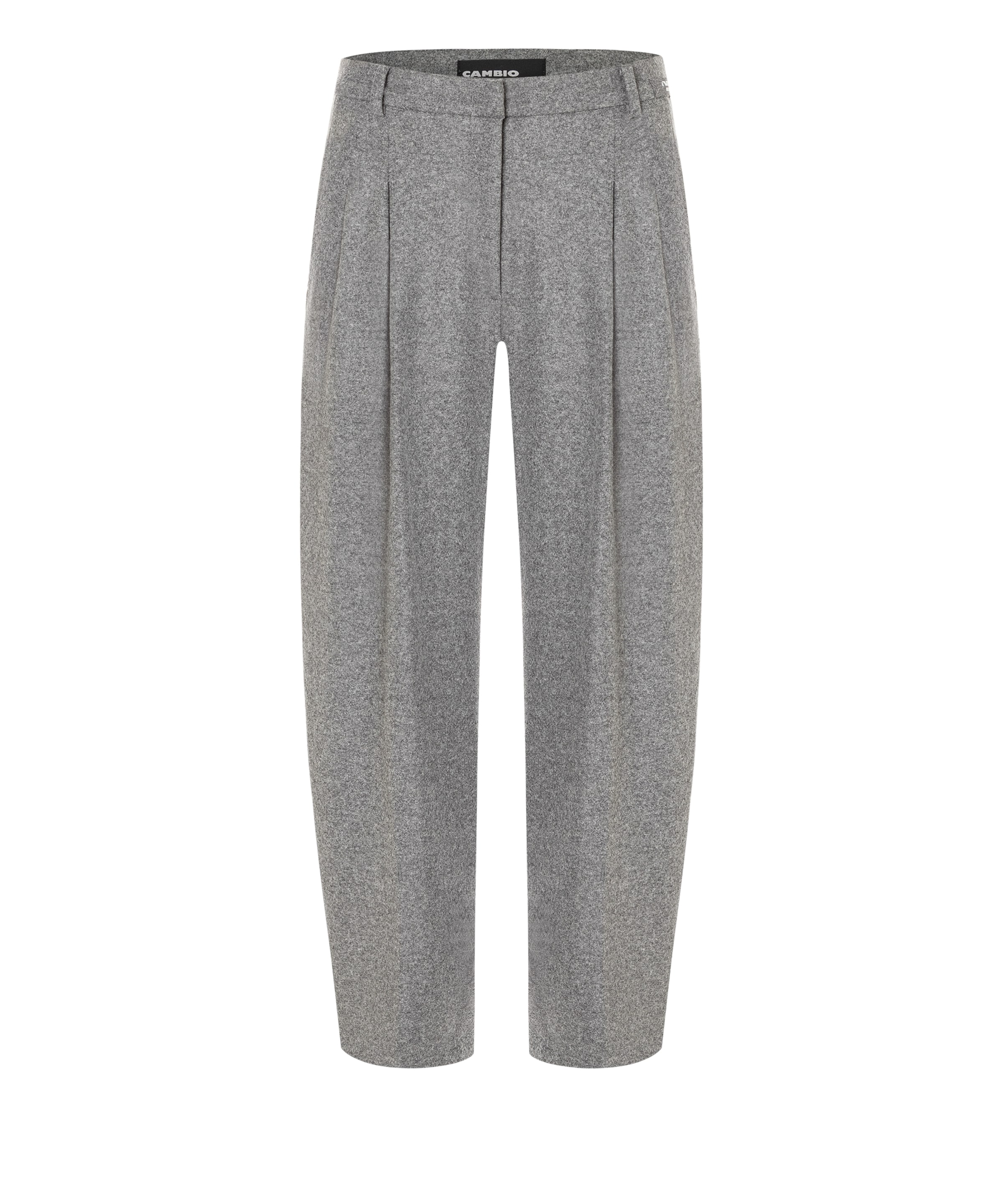 Loosefit Pantalon à pince 'Emilie' Cambio en gris : devant