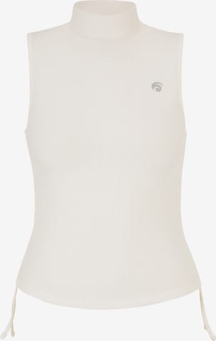 OCEANSAPART - Top 'Venice' em branco: frente