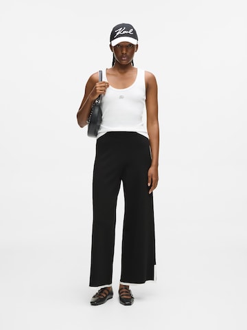 Karl Lagerfeld regular Παντελόνι σε μαύρο