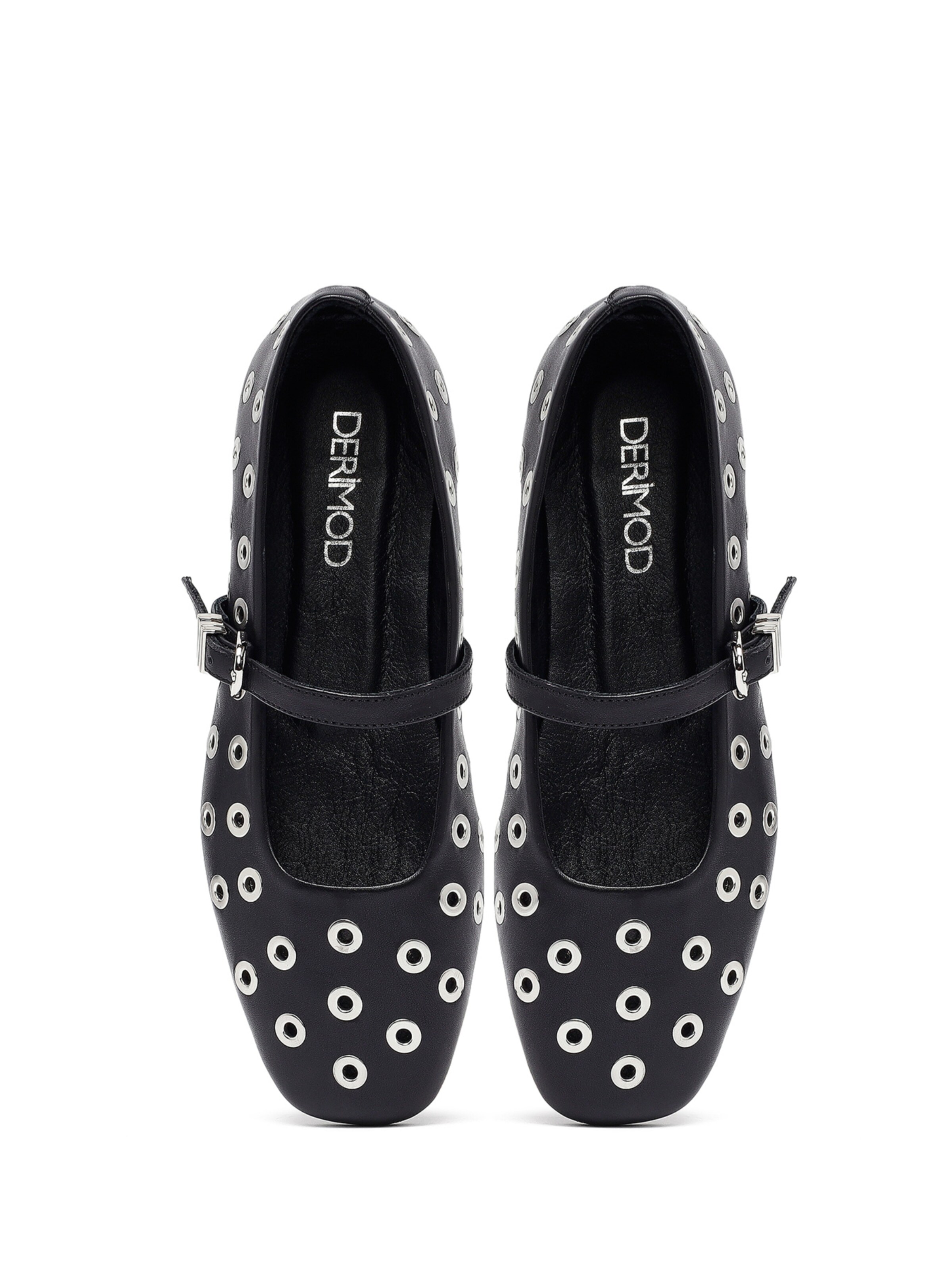 Ballerines à lanières Derimod en noir