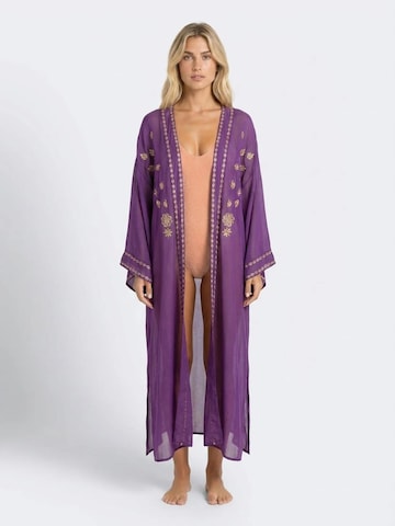 Kimono 'Kimono Long Bethany' di Miss June in lilla: frontale