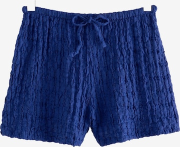 Largi Pantaloni de la Next pe albastru: față