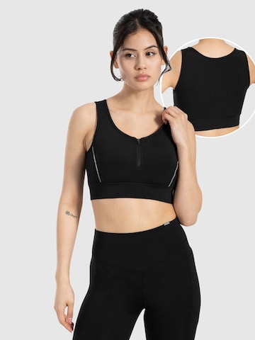 Haut de sport ' Kathi ' Smilodox en noir : devant