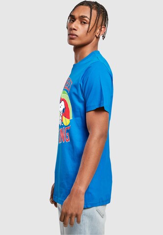 T-Shirt 'Peanuts - Sweet thing' Merchcode en bleu