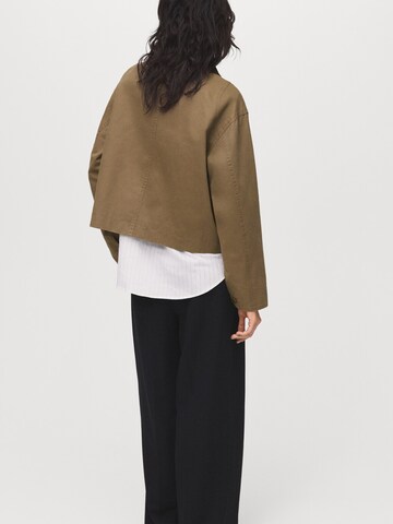 MANGO Between-season jacket 'Garden' in Brown