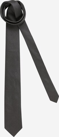 BOSS Tie in Black: front