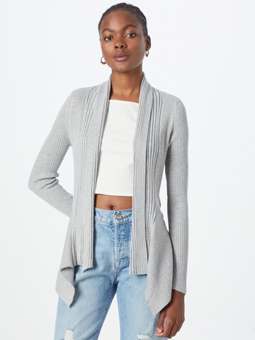 ESPRIT Knit cardigan in Grey: front