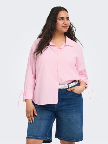 Chemisier 'CAROREGON ALVA' ONLY Carmakoma en rose : devant