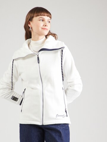 Soccx - Chaqueta polar en blanco