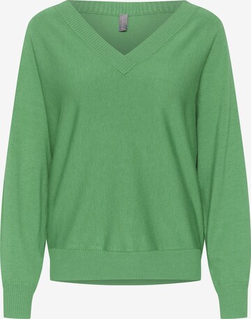 CULTURE Sweater 'Annemarie' in Green: front