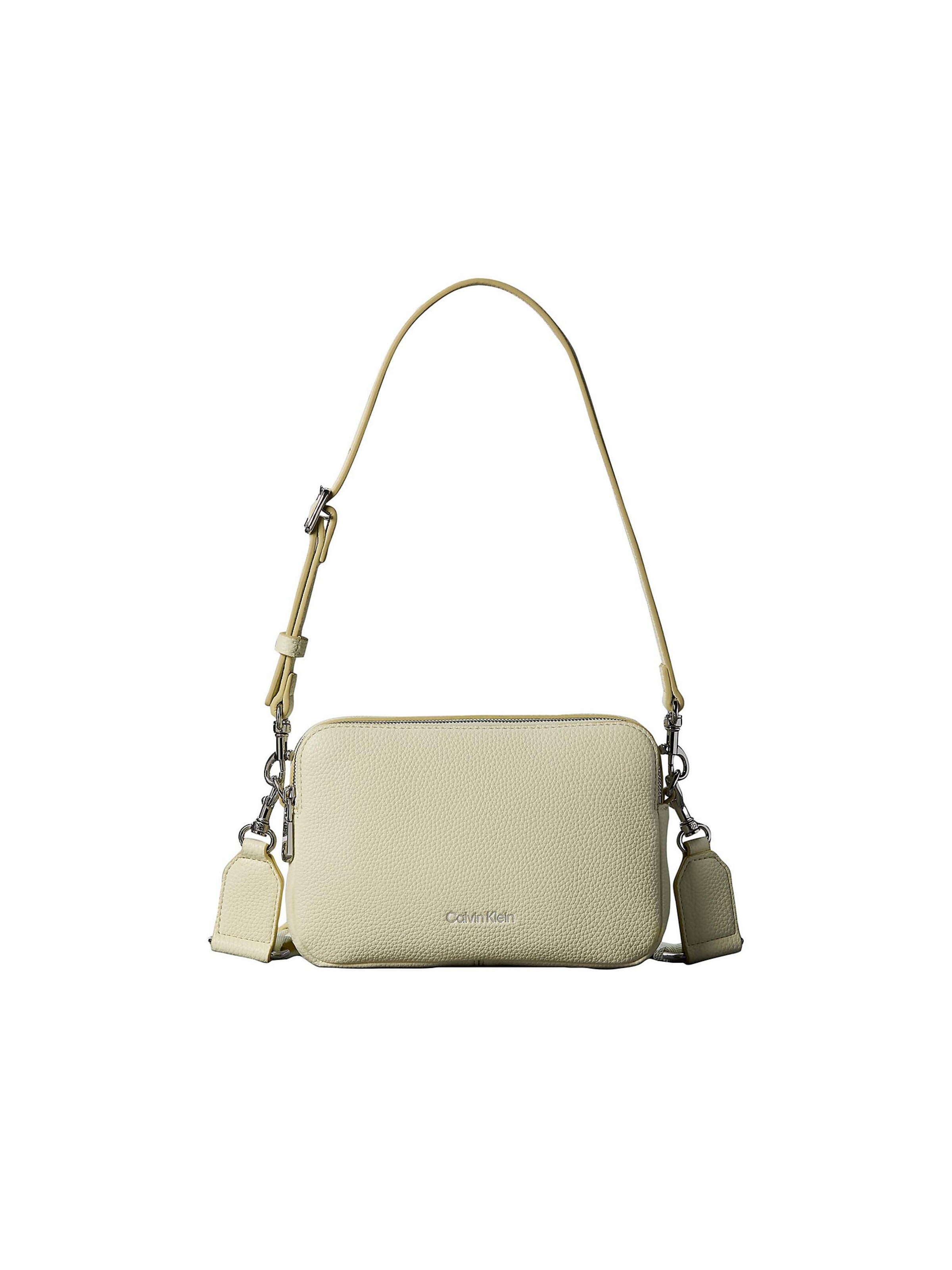 Calvin Klein Schultertasche in Beige: Vorderseite
