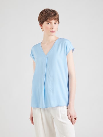 COMMA Blouse in Blauw: voorkant