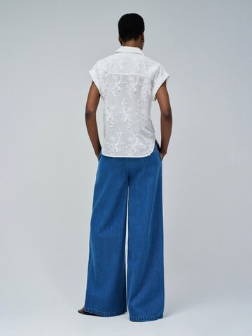 Chemisier Salsa Jeans en blanc