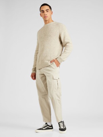 Woodbird Pullover 'Tao' in Beige