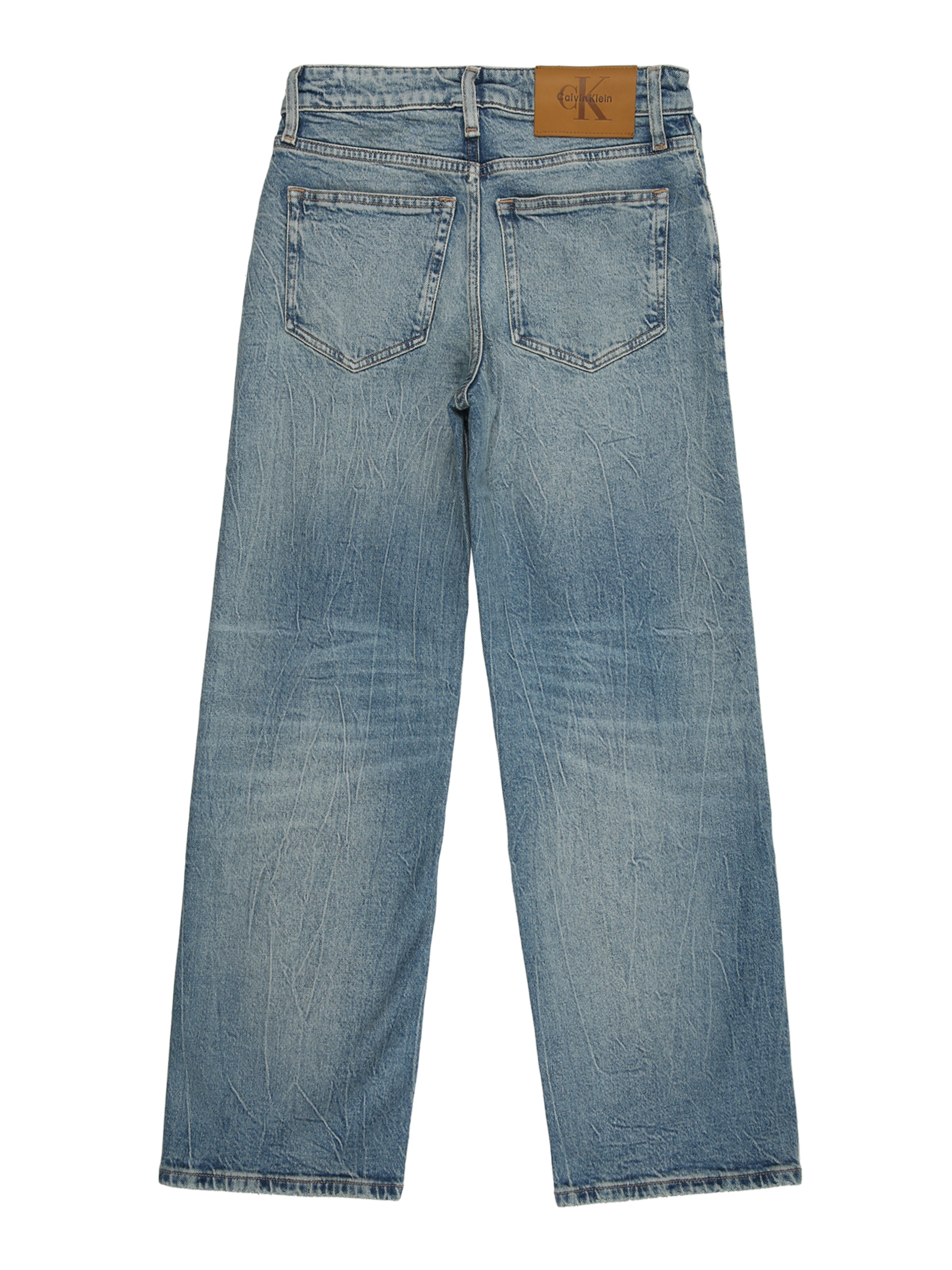 Calvin Klein Jeans Wide leg Jeans i blå