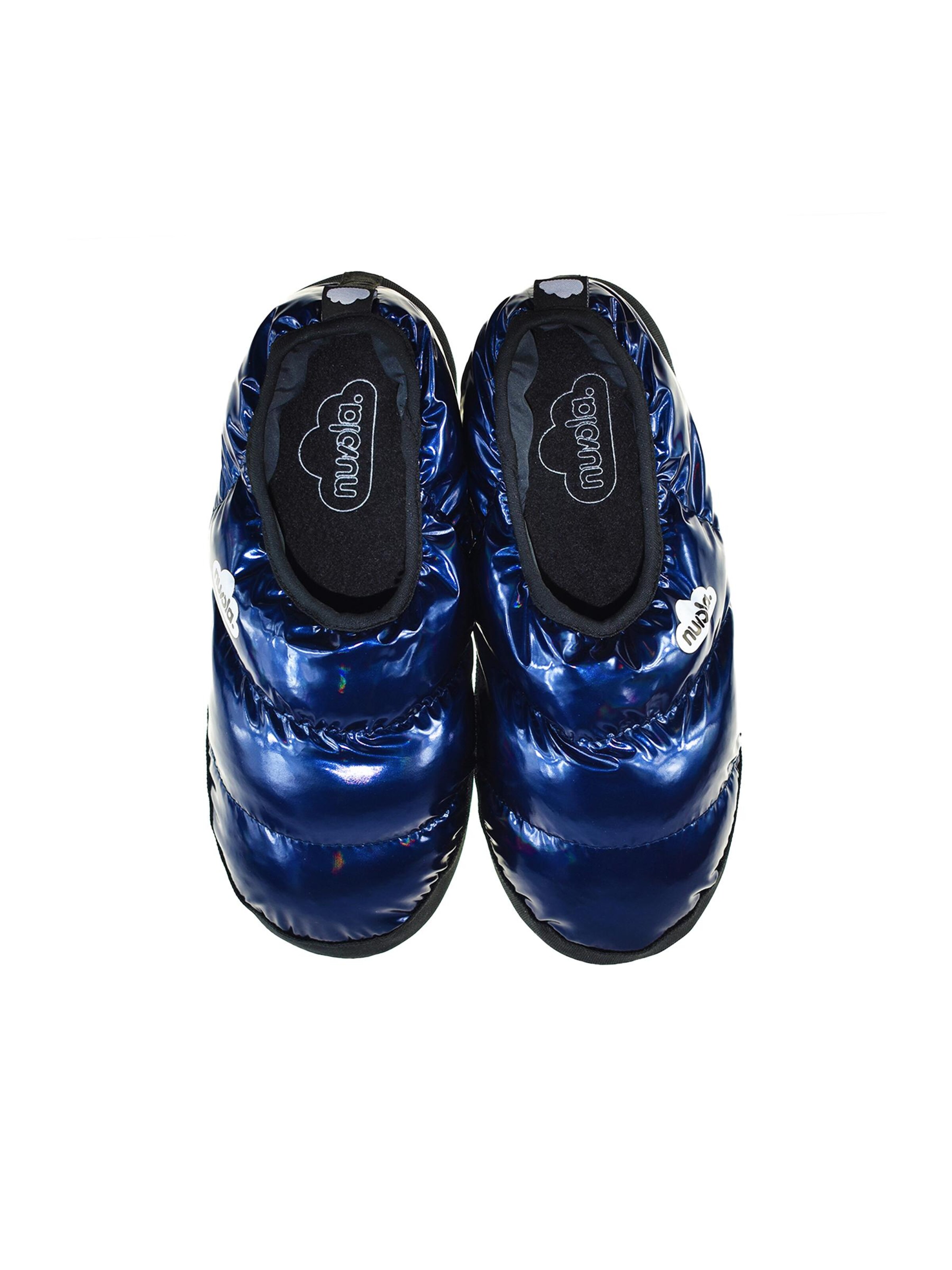 Nuvola. Huisschoen 'Classic Metallic' in Blauw