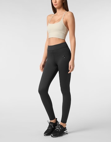 Skinny Pantaloni sportivi 'Scratch' di Plein Sport in nero