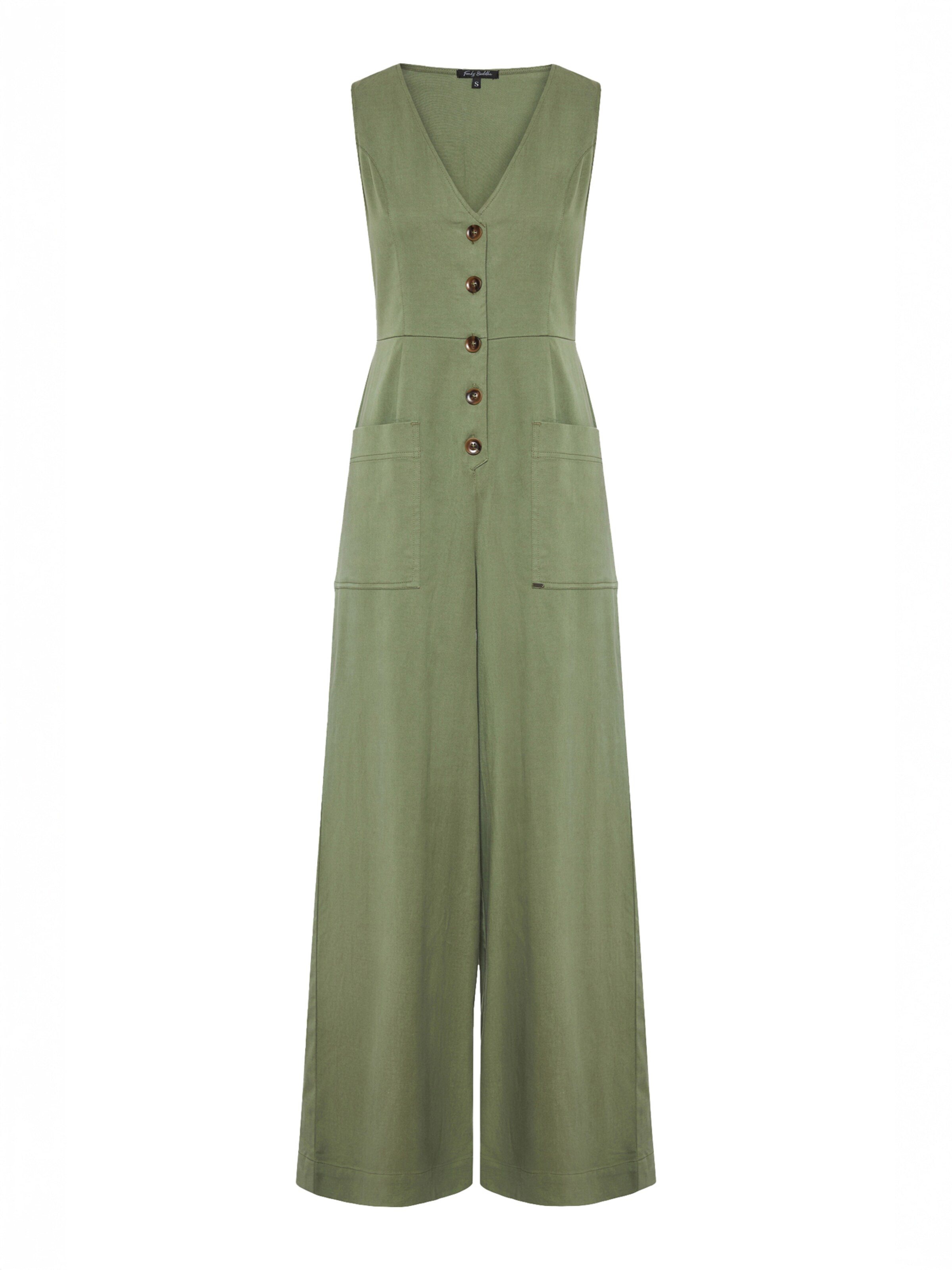 Funky Buddha - Jumpsuit en verde: frente