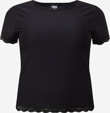Urban Classics - Camiseta en negro: frente