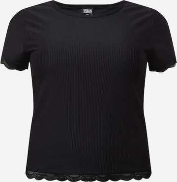 Urban Classics T-shirt i svart: framsida