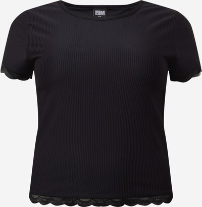 Tricou Urban Classics Curvy pe negru, Vizualizare produs