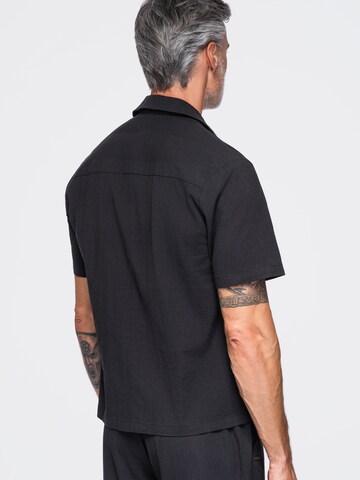 Ombre Regular fit Overhemd in Zwart