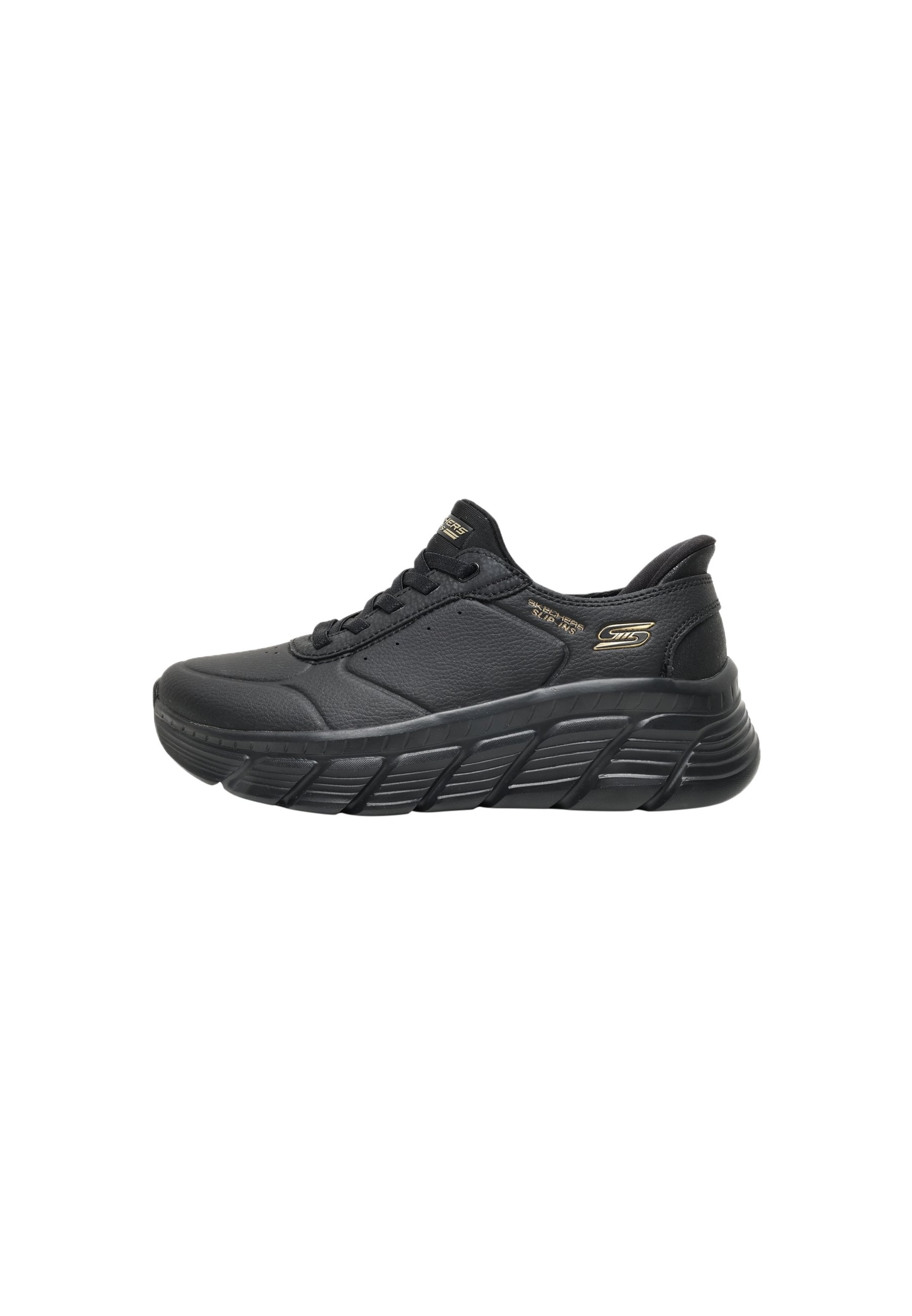 SKECHERS Slip-on 'BOBS B FLEX' in Zwart: voorkant