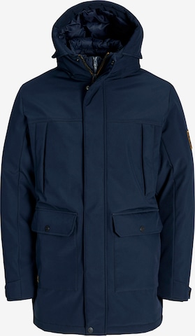 Jack & Jones Plus - Parca de invierno 'JJFINN' en azul: frente