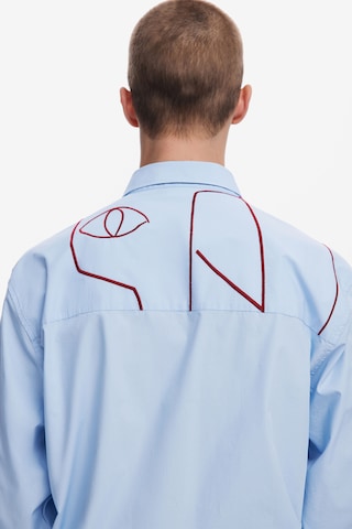 Desigual Regular fit Button Up Shirt in Blue
