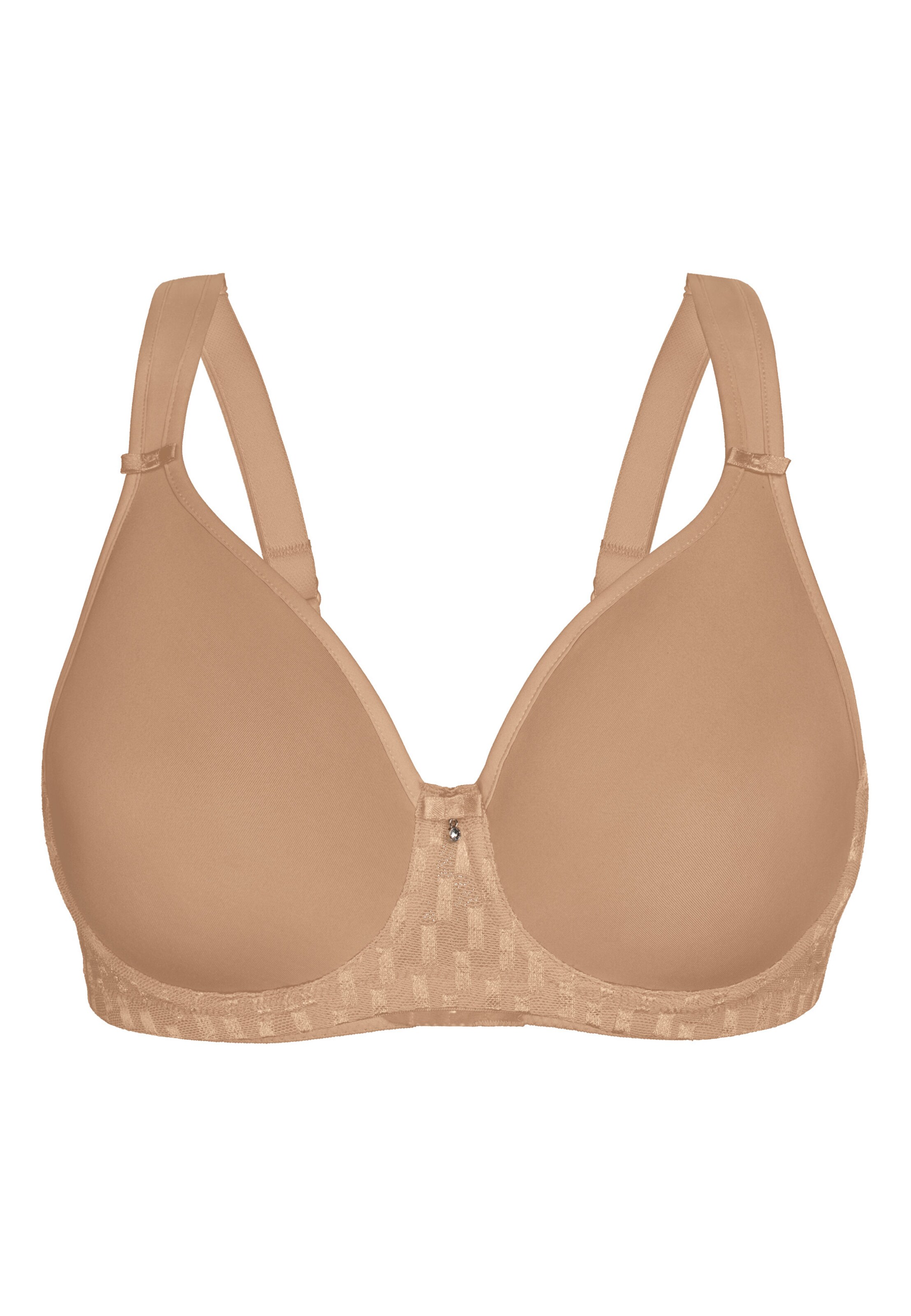 sassa T-shirt Bra 'GRAPHICAL JACQUARD' in Beige: front