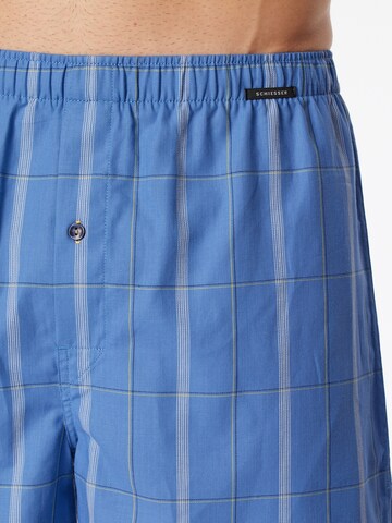 SCHIESSER - Calzoncillo boxer ' Multipacks ' en azul