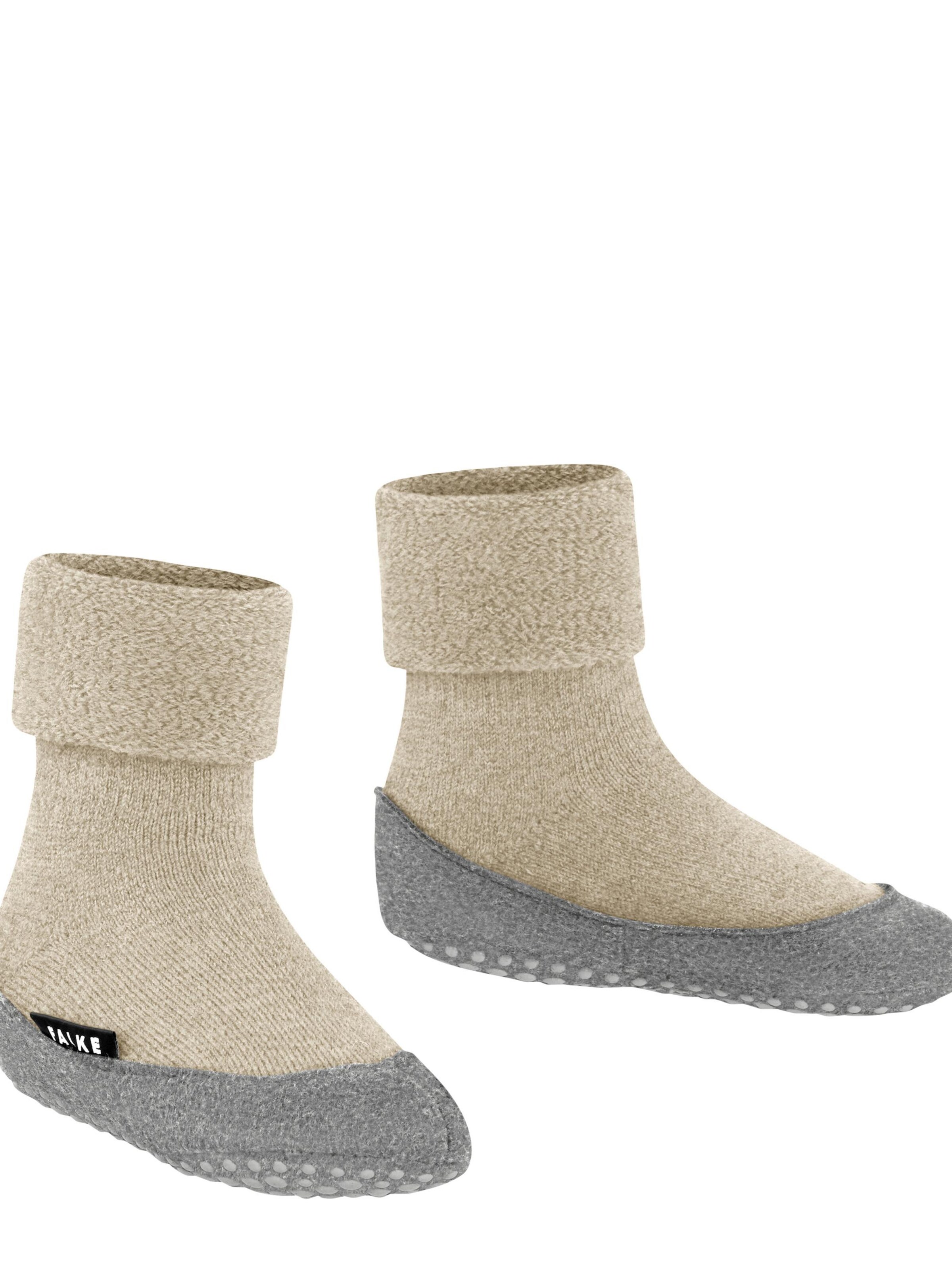 FALKE Socks 'Cosyshoe Teens' in Beige
