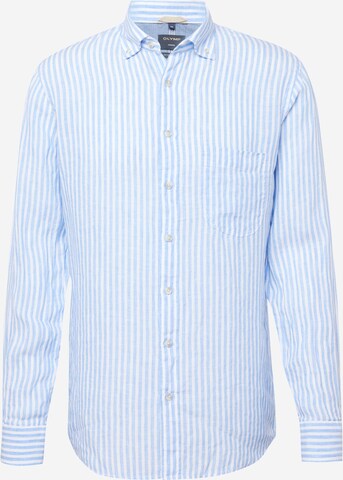OLYMP - Camisa em azul: frente