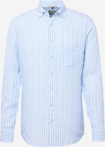 OLYMP Klasický střih Košile – modrá: přední strana