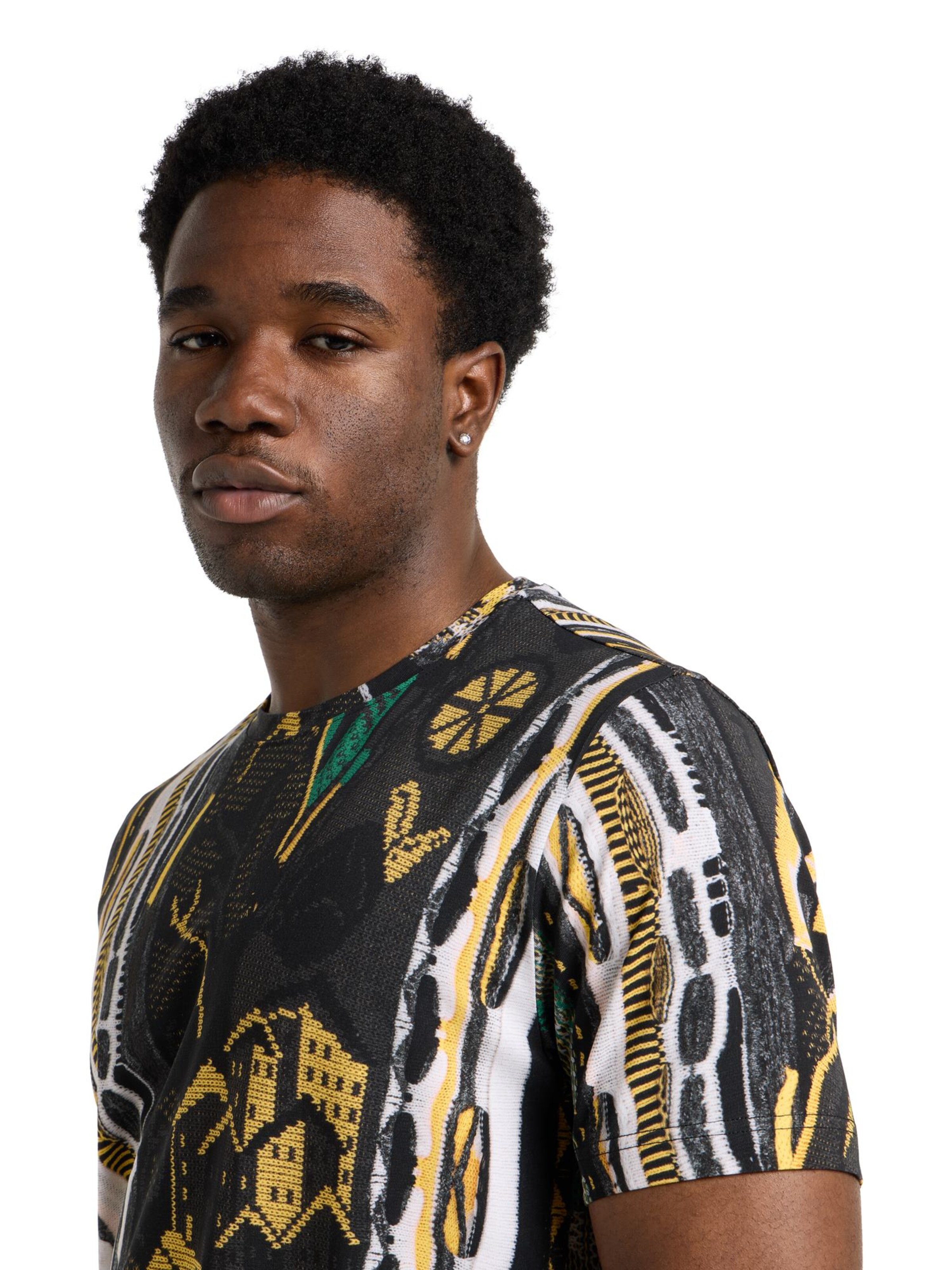 T-Shirt 'Einhaeuserer' Carlo Colucci en noir