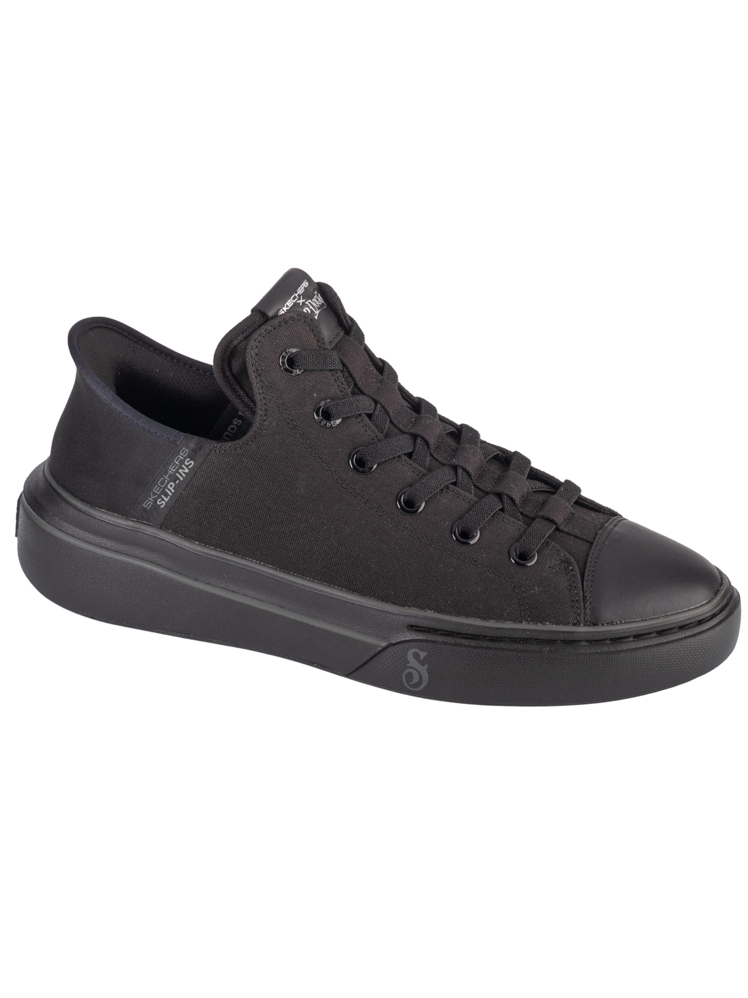 SKECHERS Platform trainers 'Skechers  Snoop One - Boss Life' in Black: front