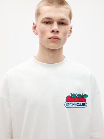 Pull&Bear Paita 'STWD' värissä valkoinen