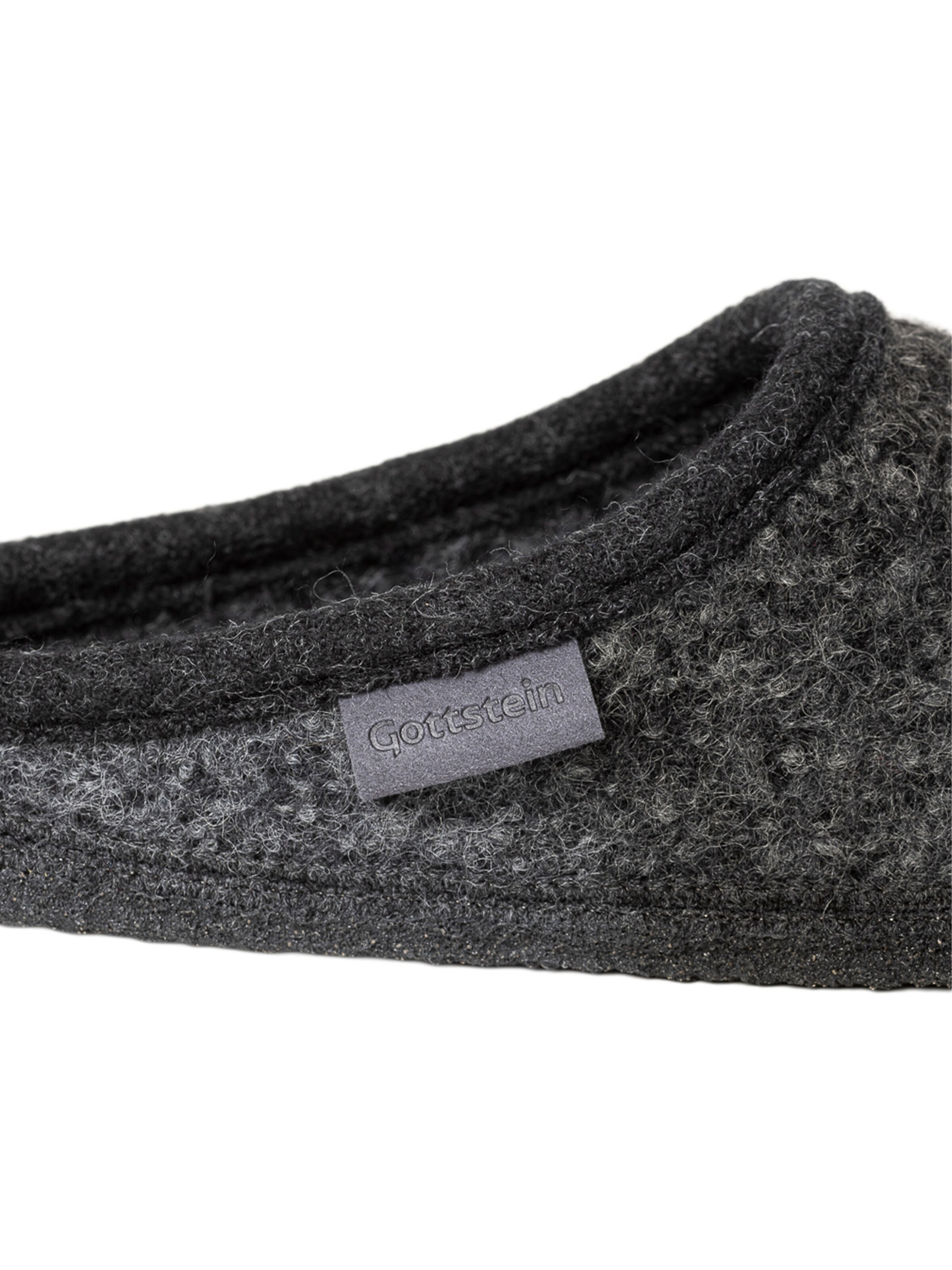 Gottstein Slippers 'Wool Venture' in Grey