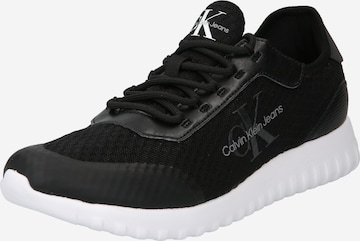 Calvin Klein Jeans - Zapatillas deportivas bajas 'RON' en negro: frente