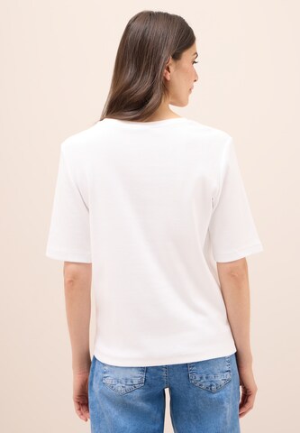 CECIL T-Shirt in Weiß