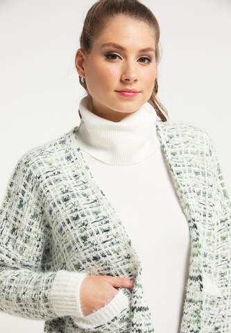 myMo NOW Strickjacke in Weiß