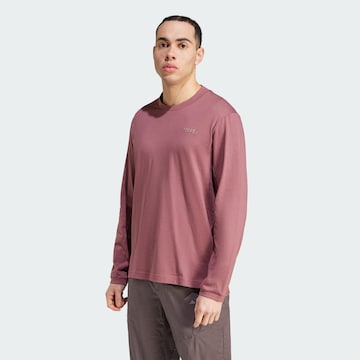 ADIDAS TERREX Performance Shirt 'Xploric' in Red: front