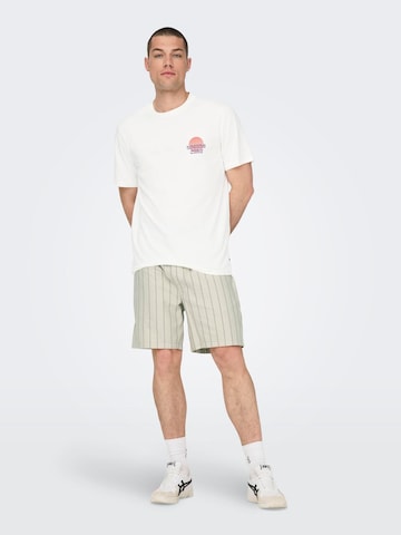 Only & Sons Футболка 'KYE' в Белый