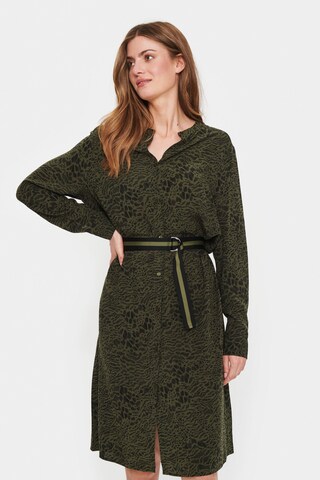 Robe-chemise 'PalaviSZ' SAINT TROPEZ en vert : devant